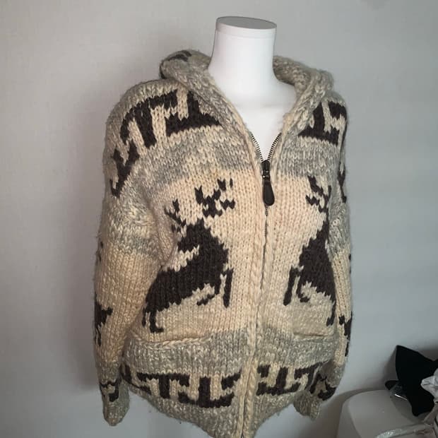 빈티지 코위찬 후드