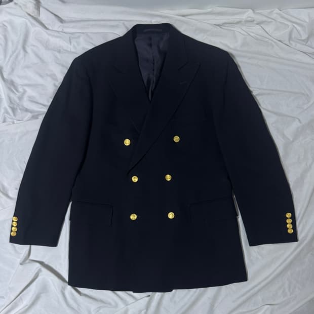 제이프레스 더블 브레스티드 금장 블레이저 1930 모델