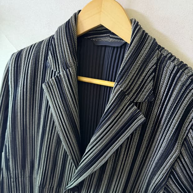 이세이미야케 옴므플리세 스트라이프 자켓 2 (남성 95-100정도)