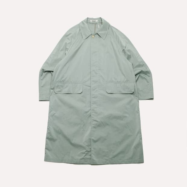 light finx poly soutien collar coat