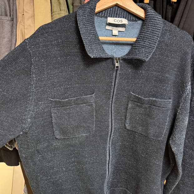 코스 (COS) 니트 풀집 자켓 