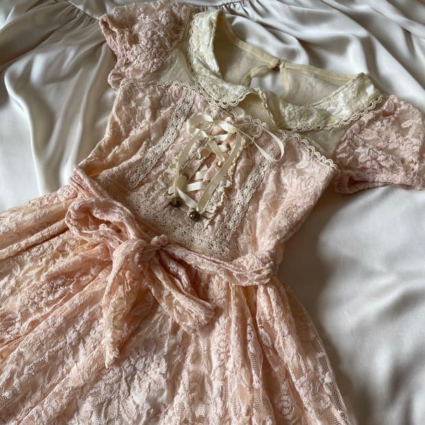 대장급) 리즈리사 딸기우유 원피스 블라우스 히메갸루 라떼갸루