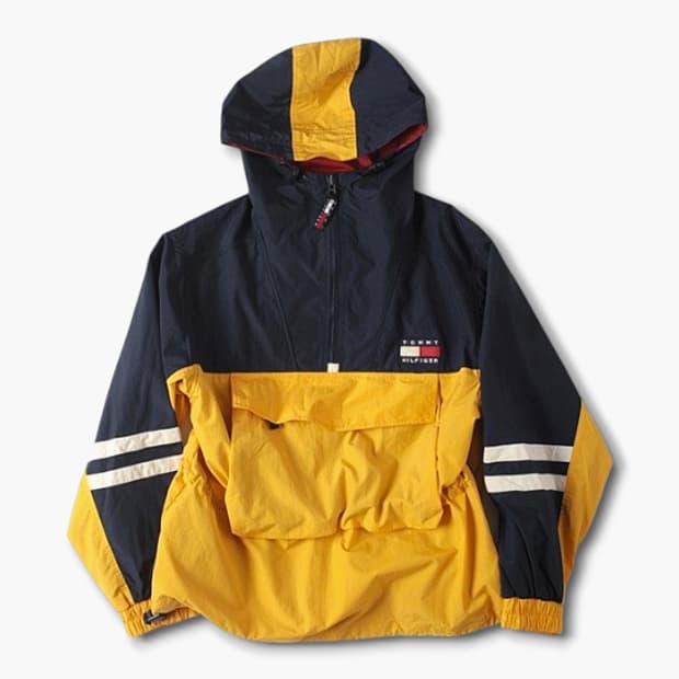 TOMMY HILFIGER 90's 타미 힐피거 립스탑 나일론 아노락