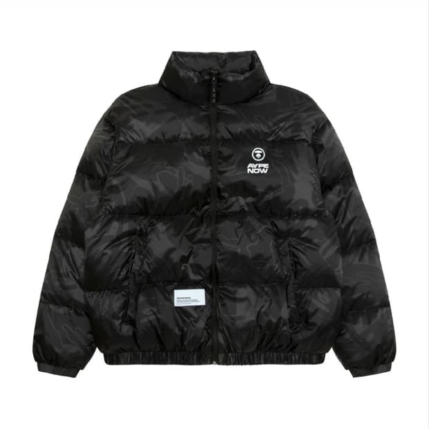 베이프 Bape (Aape) 패딩 블랙 카모 L 25FW 새상품