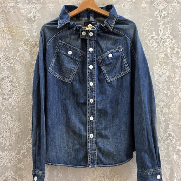 존불 데님 셔츠