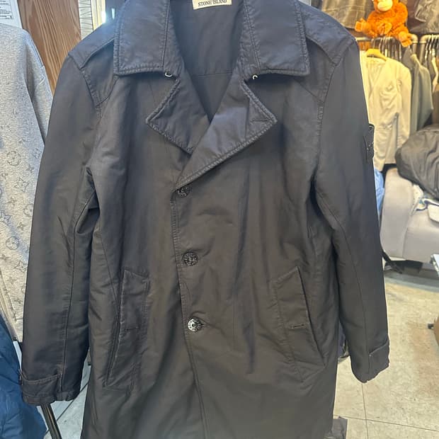 스톤 아일랜드 다비드-TC 프리마로프트 트렌치코트