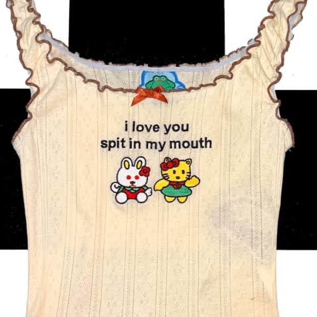 Omighty spit 캐미솔 슬리브리스 오마이티