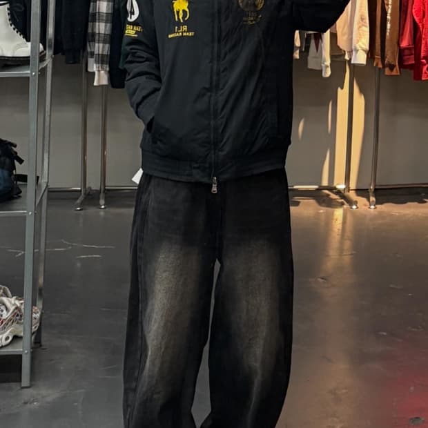 폴로랄프로렌 빅포니 스페인 레이싱 봄버자켓 A3324