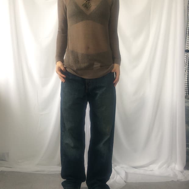 See through knit