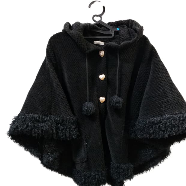 빈티지 망토 판초 케이프후드집업y2k 히메갸루 핀터깔 캐캐체 로리타 로걀