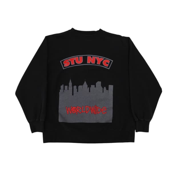 00’s 스투시 RUN DMC 패러디 스웻셔츠