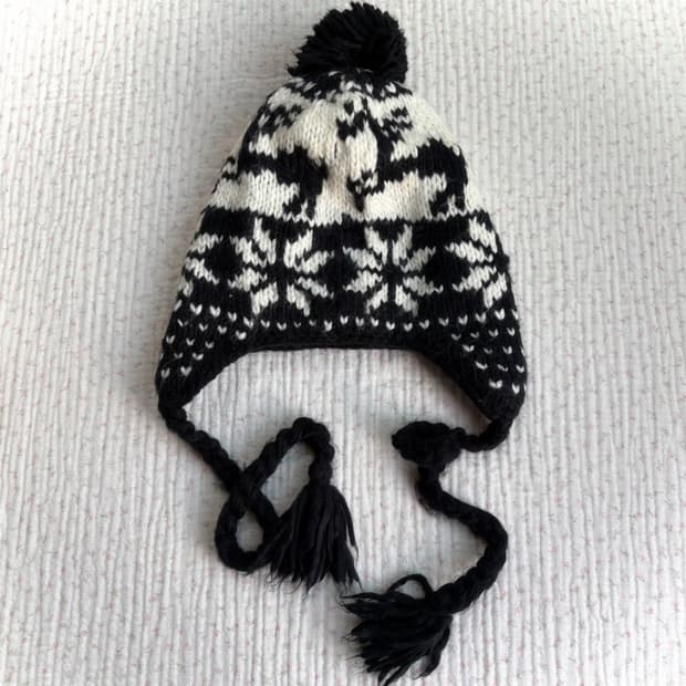 JPN/ 노르딕 이어플랩 비니 폼폼이비니 모리걸이어플랩 모리룩비니