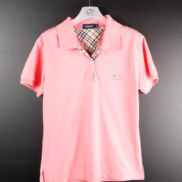 버버리 런던 반팔 카라티