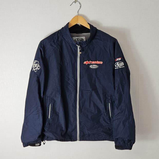 아라이 헬멧 일판 레이싱 빅로고 바람막이 자켓 라이더 XL