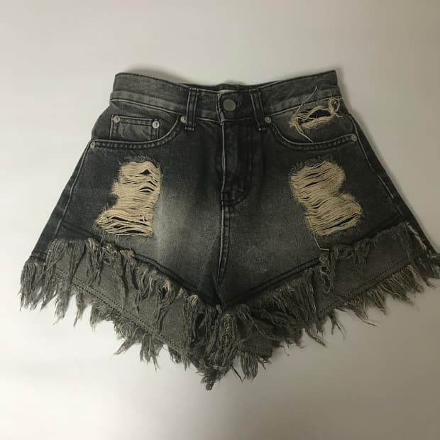 보헤미안서울 보헴서 데미지 데님 쇼츠