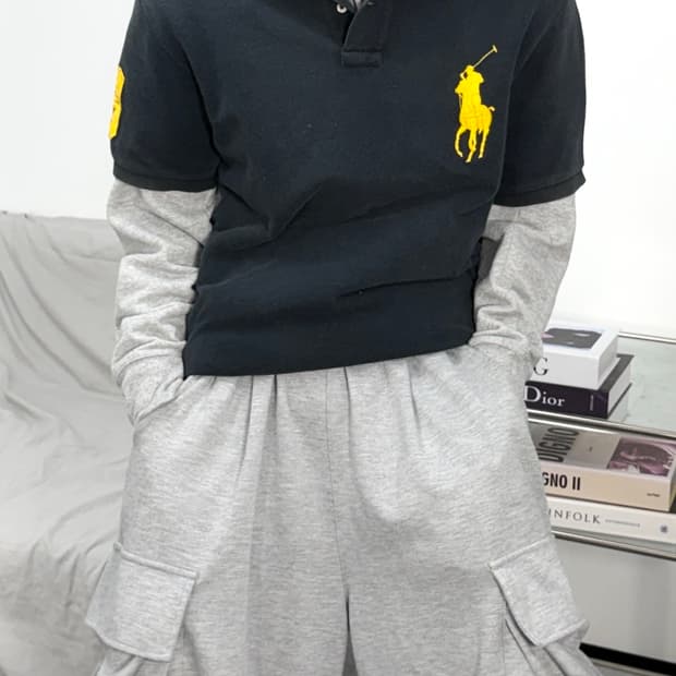폴로 랄프로렌 딥 네이비 빅포니 pk XL