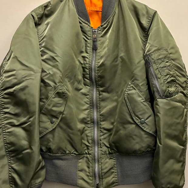 (S~M)90s USA ALPHA 알파인더스트리 빈티지 ma-1 항공점퍼