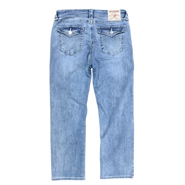 트루릴리전 섹션 로우시트 데님팬츠(30)