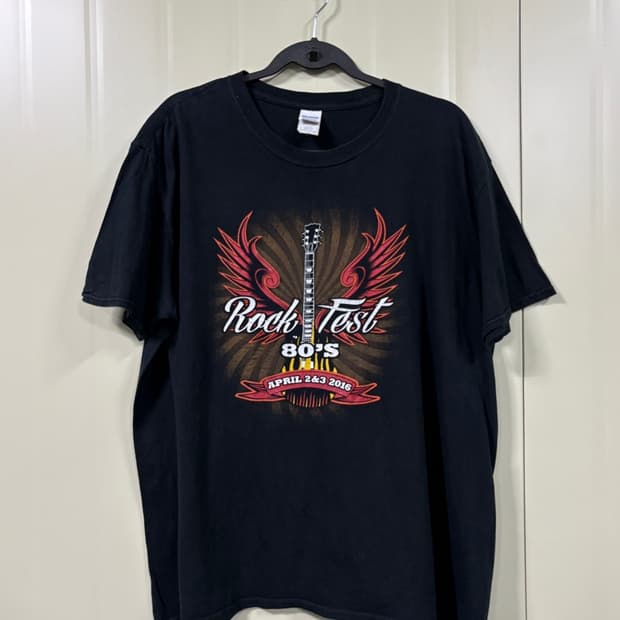 Gildan "RockFest 80's" 기념 티셔츠