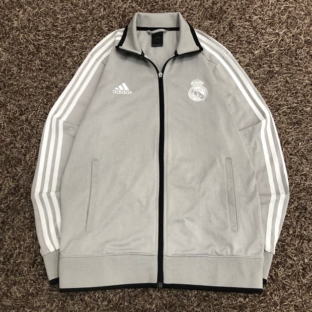 대장 아디다스 레알마드리드 그레이 져지 트랙탑