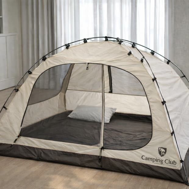 콰르토S 이너텐트 M (1회사용/거의새상품/20만원대/침실분리/벌레차단)