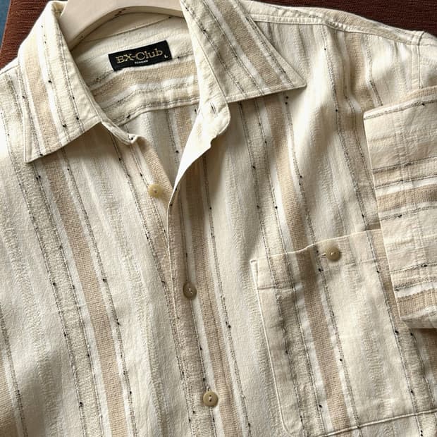 Design jacquard volume fabric H/S shirt