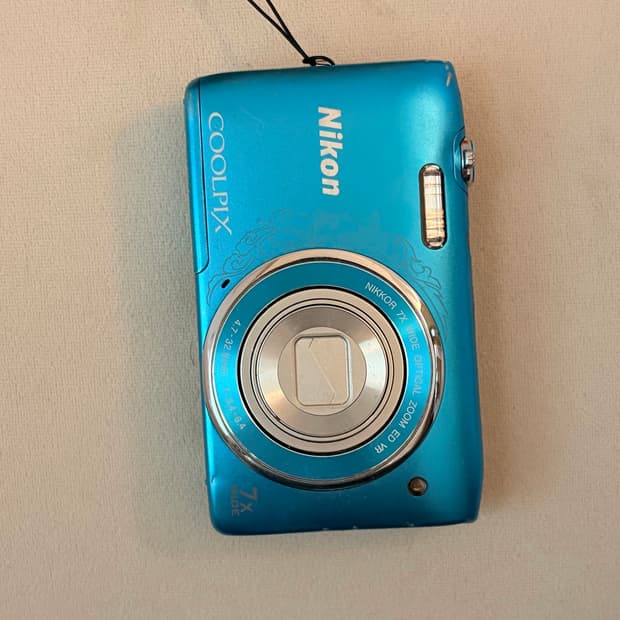 니콘 쿨픽스 s3600 블루