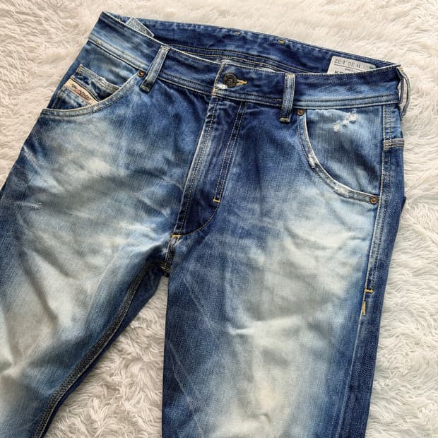 디젤 KROOLEY 워싱 데님 청바지 W30