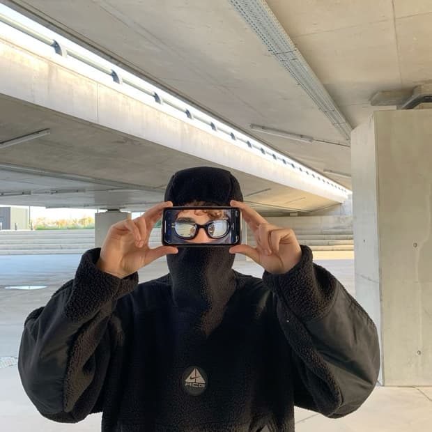 (S)90s 나이키 acg 닌자플리스 후드 블랙 usa