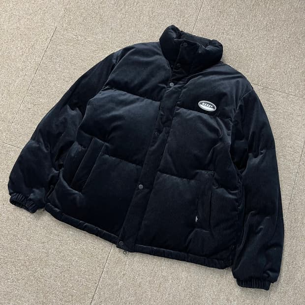  널디 코듀로이 덕다운 패딩