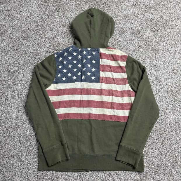 (구해요) 데님 앤 서플라이 성조기 후드집업 구합니다