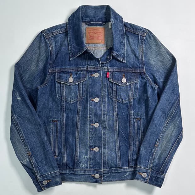 리바이스 데미지 데님 자켓