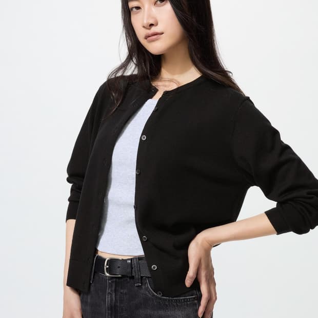 유니클로 메리노 가디건 3xl