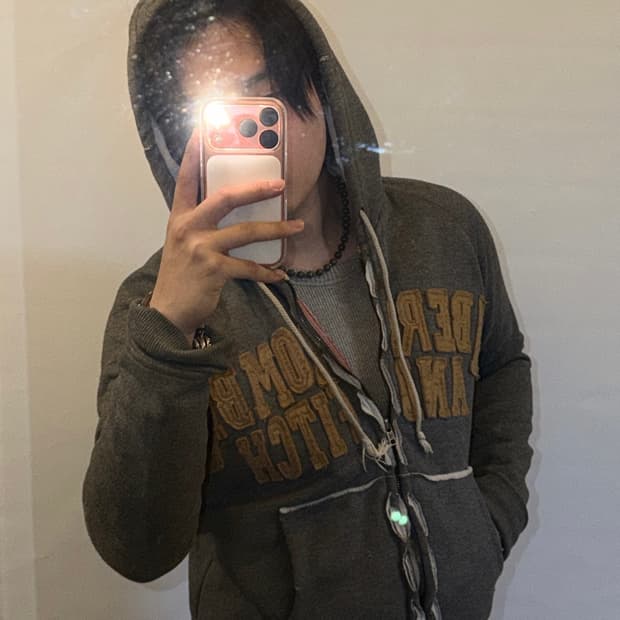 아베크롬비 희귀 데미지 후드집업