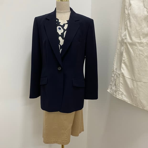 Burberry 네이비 브레이저