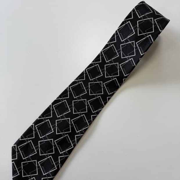 kazutaka katoh 실크 넥타이 8.7cm