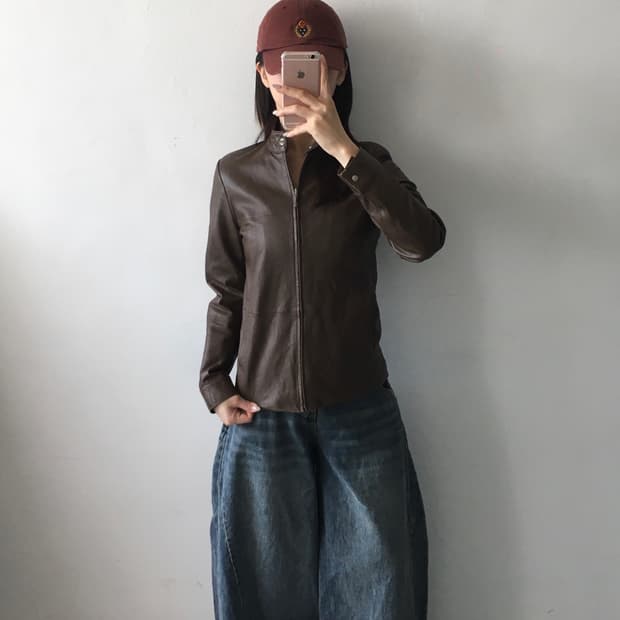 빈티지 양가죽 자켓