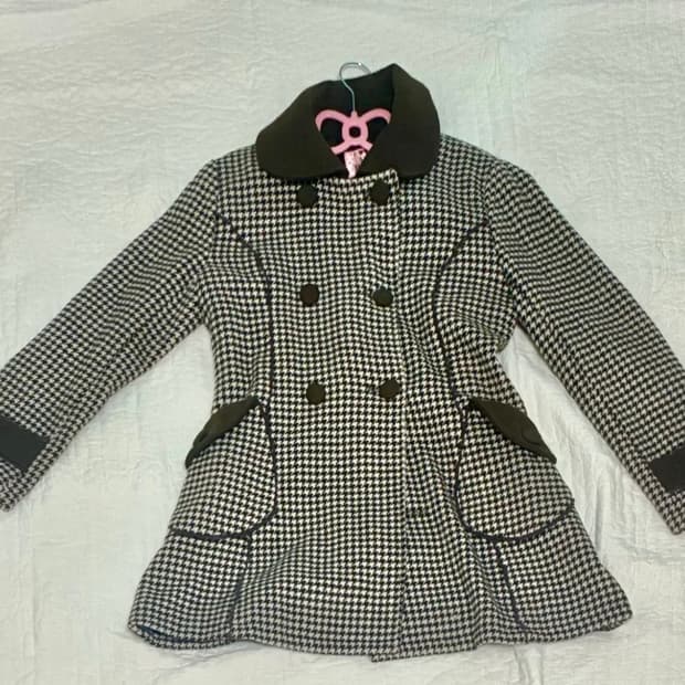 앙크루즈 초코 코트  러블리 라떼갸루 갸루 히메갸루 빈티지