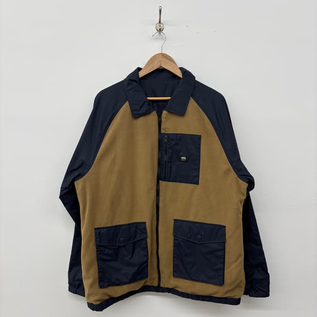 반스 리버시블 플리스 자켓 브라운/네이비 남/XL