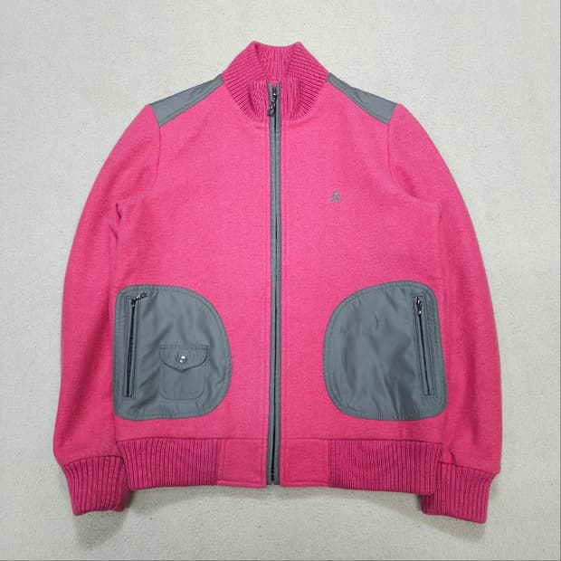 빈폴 방풍 니트 집업 90