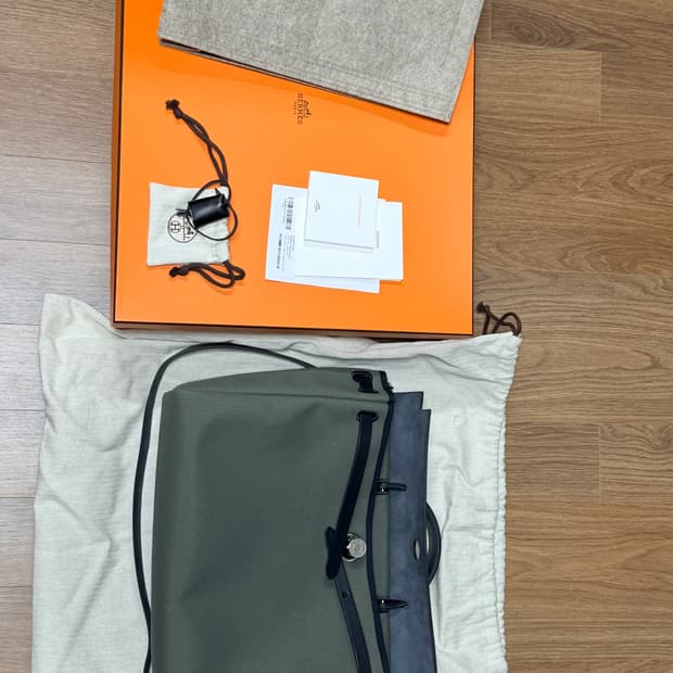 에르메스 에르백39 베르드그리 누아