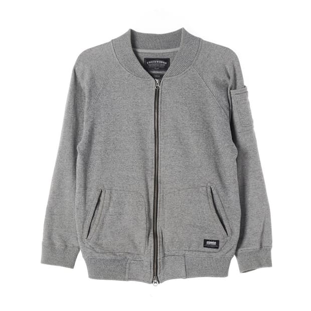 프리즘웍스 헤비웨이트 스웨트 MA-1 자켓 그레이 M