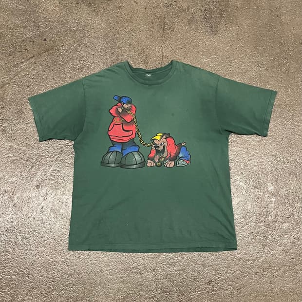 빈티지 올드스쿨 그래픽 티셔차 (110)