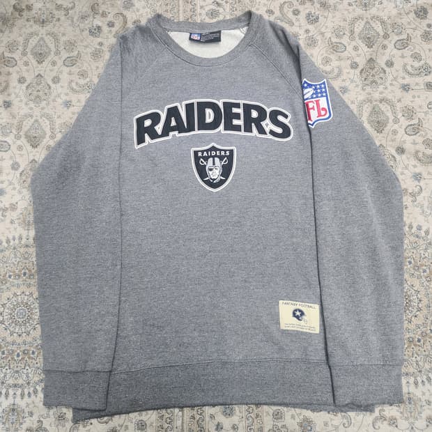 NFL 레이더스 맨투맨 그레이 2XL