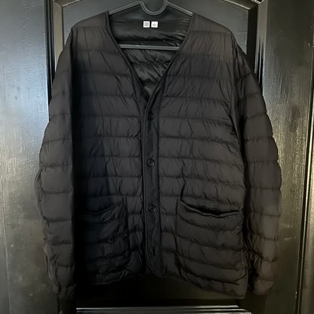 르메르 X 유니클로 16FW 봉태규 경량 패딩 라이너 블랙 L