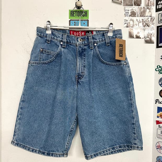 90’s 리바이스 실버탭 원턱 데님쇼츠