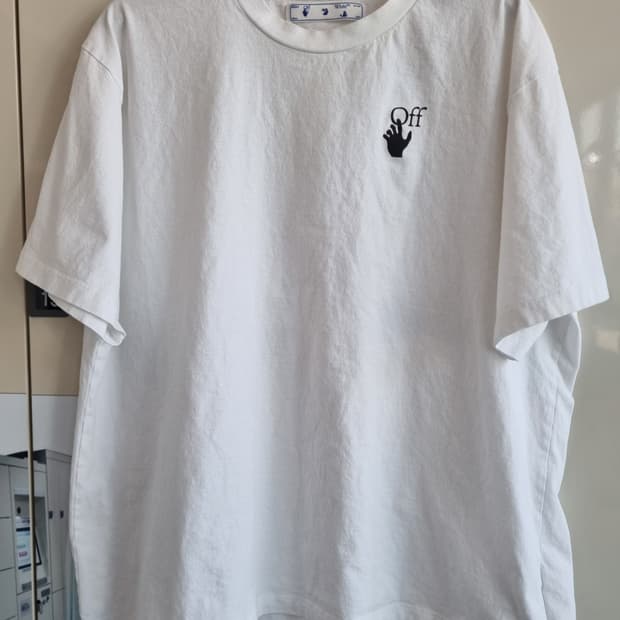 오프화이트 카라바조 애로우 반팔 티셔츠 XL