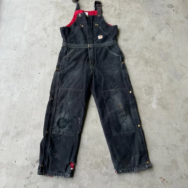 빈티지 칼하트 워크웨어 오버롤 팬츠