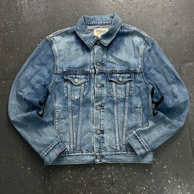 90 폴로 랄프로렌 데님앤서플라이 성조기 데님자켓