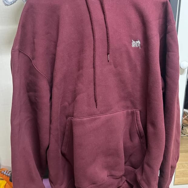 브라운브레스 버건디 후드티 XL 